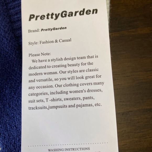 PrettyGarden Striped V-Neck-Sweater-Navy Blue & White- NWT Size XXL - Picture 6 of 10